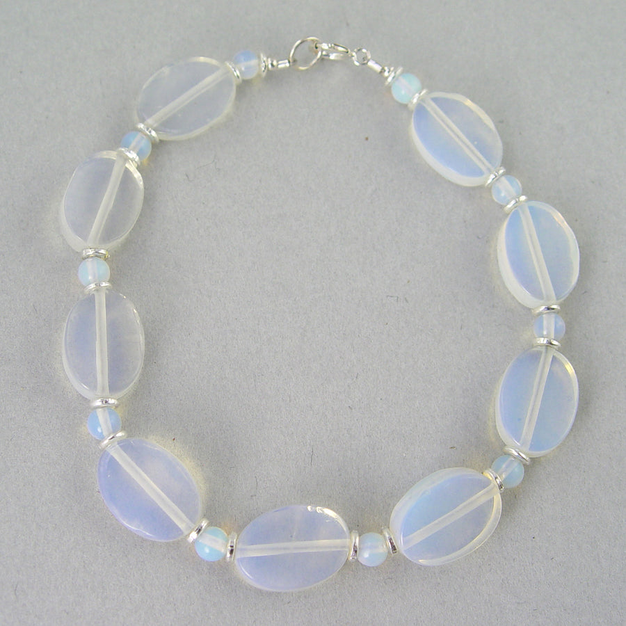 Sea Opal Oval Bracelet