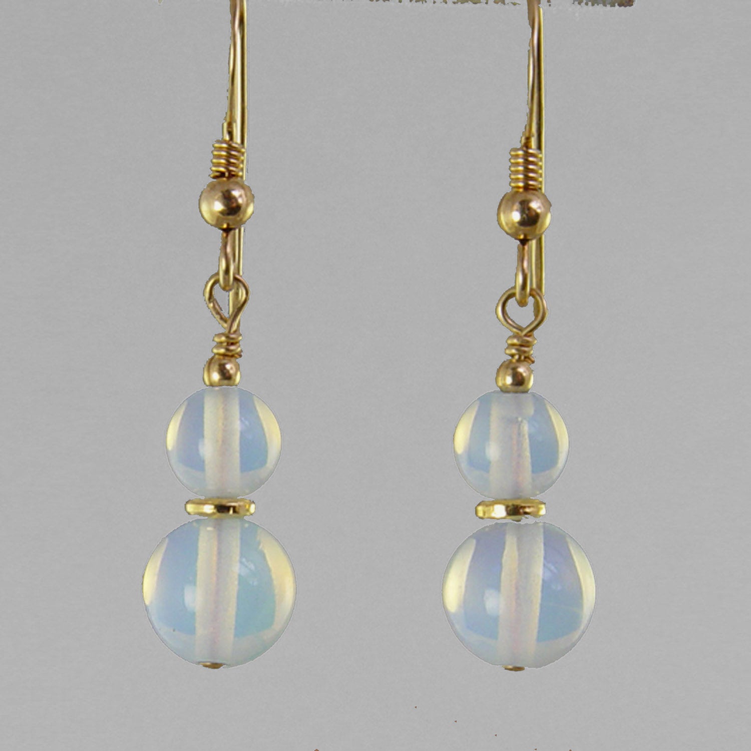 Sea Opal Classic Drop Earrings