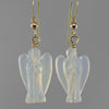 Sea Opal Angel Earrings