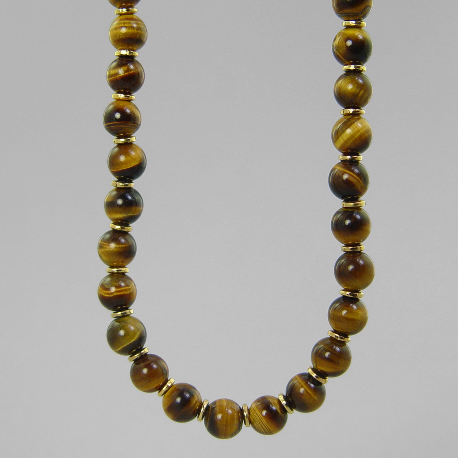 Tigereye Classic Round Necklace