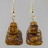 Tigereye Buddha Earrings