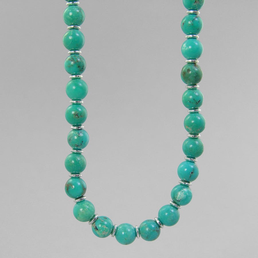 Turquoise Classic Round Necklace